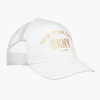 DKNY GIRLS WHITE MESH NEW YORK CITY CAP