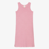 GIVENCHY TEEN GIRLS PINK 4G KNITTED MIDI DRESS