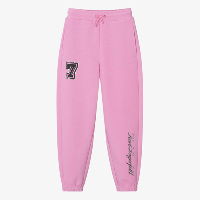 Karl Lagerfeld Kids Teen Girls Pink Jersey Joggers