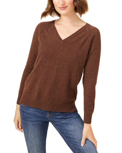 J.mclaughlin Karri Cashmere Sweater In Brown