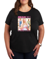 AIR WAVES TRENDY PLUS SIZE MEAN GIRLS GRAPHIC T-SHIRT