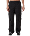 Cotton On Men's Parachute Super Baggy Pant In Black Ripstop