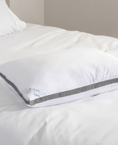 Brookstone Perfect 2-in-1 Memory Foam And Better Than Down Fill Comfort Pillow, 20 X 26 In White