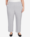 ALFRED DUNNER PLUS SIZE ISN'T IT ROMANTIC PLAID PULL ON AVERAGE LENGTH PANTS
