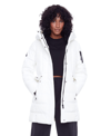 Alpine North Kootney Women's Vegan Down (recycled) Mid-length Parka In Cloud