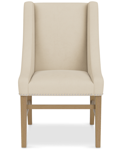 Macy's Eryk 8pc Host Chair Set In Ivory