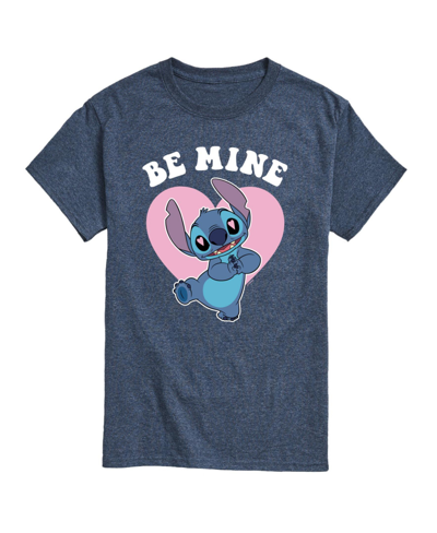 Airwaves Men's Lilo And Stitch Short Sleeve T-shirt In Blue