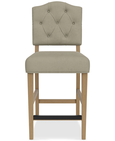 Macy's Jesilyn Counter Height Chair In Sand