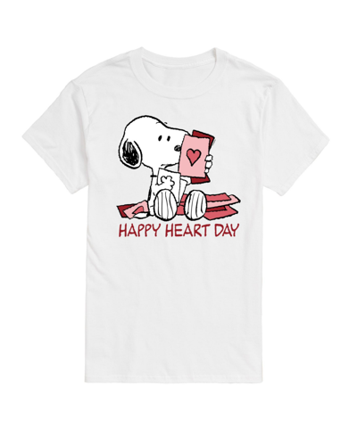 Airwaves Men's Peanuts Short Sleeve T-shirt In White