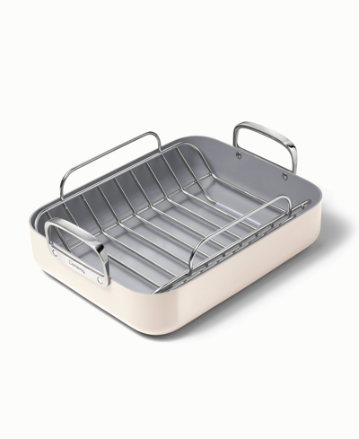 CARAWAY NON-STICK CERAMIC-COATED 16.5" ROASTING PAN WITH RACK