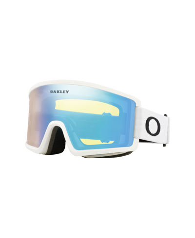 Oakley Unisex Target Line Snow Goggles In High Intensity Yellow,matte White