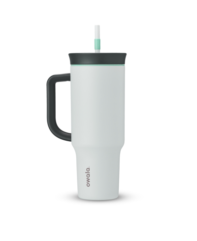 OWALA STAINLESS STEEL TRAVEL TUMBLER WITH STRAW AND HANDLE, 40 OZ