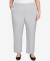 ALFRED DUNNER PLUS SIZE ISN'T IT ROMANTIC PLAID PULL ON SHORT LENGTH PANTS