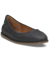 Lucky Brand Wimmie Flat In Black Leather