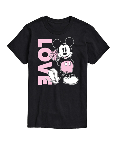 Airwaves Men's Disney Standard Short Sleeve T-shirt In Black