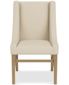 Macy's Eryk Host Chair In Ivory