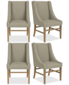 MACY'S ERYK 4PC HOST CHAIR SET