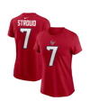 NIKE WOMEN'S NIKE C.J. STROUD RED HOUSTON TEXANS PLAYER NAME AND NUMBER T-SHIRT