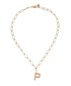 ETTIKA PAPERCLIP CHAIN INITIAL NECKLACE