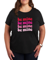 AIR WAVES AIR WAVES TRENDY PLUS SIZE VALENTINE'S DAY GRAPHIC T-SHIRT