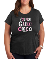 Air Waves Trendy Plus Size Mean Girls Graphic T-shirt In Gray