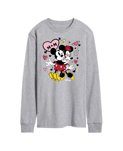 Airwaves Men's Disney Standard Long Sleeve T-shirt In Gray