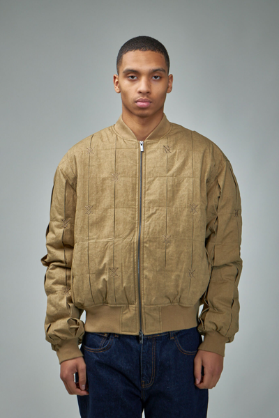 Daily Paper Rasal Bomber Jacket In Brown