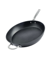 GRANITE STONE DIAMOND GRANITE STONE DIAMOND ARMOR MAX ALUMINUM HARD ANODIZED 14" ULTRA RELEASE SKILLET