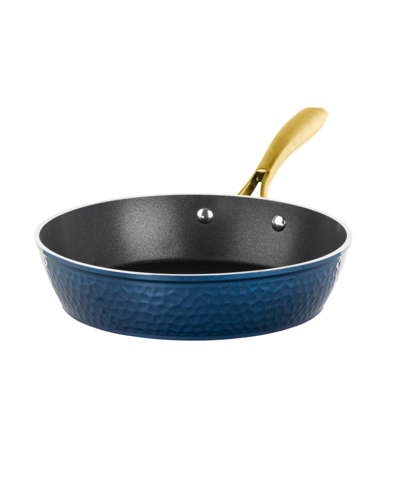 Granite Stone Diamond Diamond Charleston Collection Hammered Aluminum Nonstick 12" Frying Pan In Navy