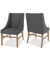 MACY'S ERYK 2PC HOST CHAIR SET