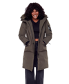 Alpine North Women's Laurentian | Long Parka Winter With Faux Fur Hood In Olive