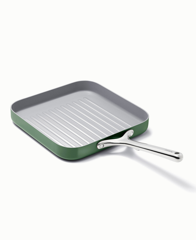 Caraway Non-stick Ceramic-coated 11" Square Grill Pan In Sage