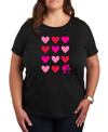 AIR WAVES AIR WAVES TRENDY PLUS SIZE BARBIE VALENTINE'S DAY GRAPHIC T-SHIRT