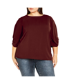CITY CHIC PLUS SIZE EMERY TOP