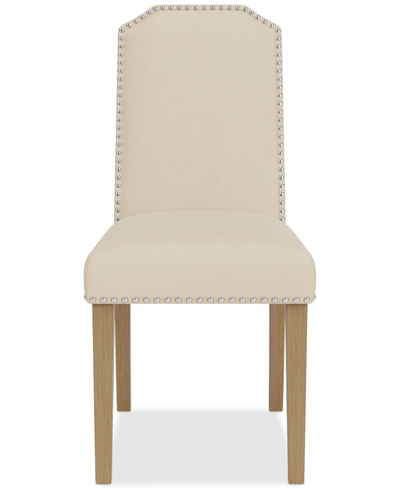Macy's Hinsen 8pc Counter Height Chair Set In Ivory