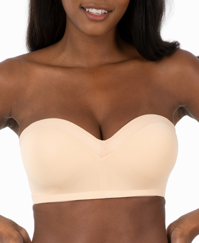 Lively The No Wire Strapless Bra In Toasted Almond