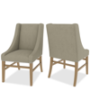 Macy's Eryk 2pc Host Chair Set In Sand
