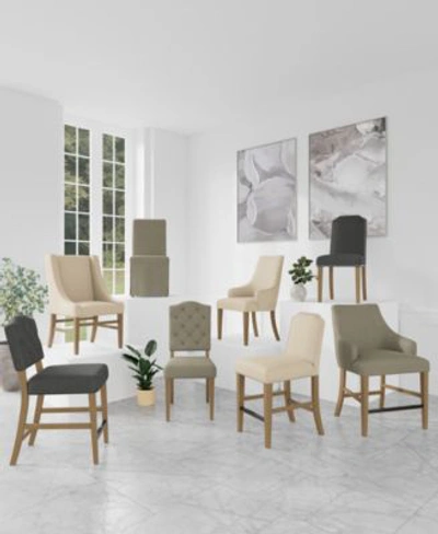 Macy's Mix N Match Dining Chairs In Ivory