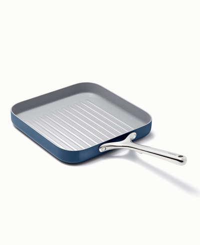 Caraway Non-stick Ceramic-coated 11" Square Grill Pan In Navy