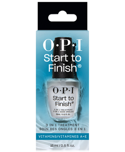 Opi Start To Finish 3 In 1 Treatment In No Color