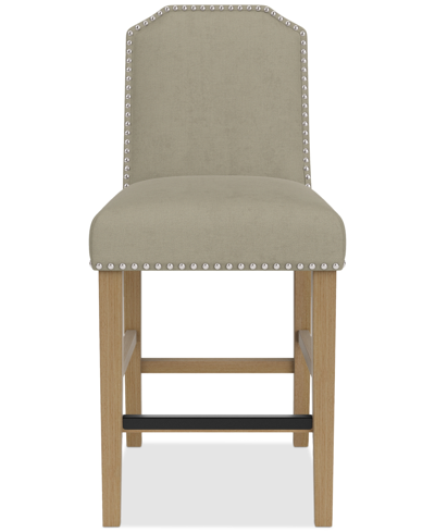 Macy's Hinsen Counter Height Chair In Sand