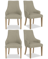 Macy's Nelin 4pc Dining Chair Set In Sand