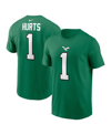 NIKE BIG BOYS NIKE JALEN HURTS KELLY GREEN PHILADELPHIA EAGLES PLAYER NAME AND NUMBER T-SHIRT