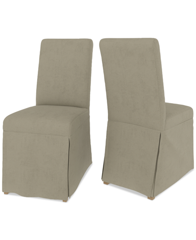 Macy's Estby 2pc Dining Chair Set In Sand