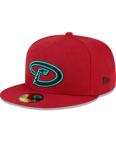 New Era Men's  Red Arizona Diamondbacks Alternate Authentic Collection On-field 59fifty Fitted Hat