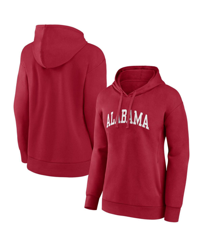 Fanatics Women's  Crimson Alabama Crimson Tide Evergreen Campus Pullover Hoodie