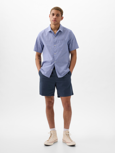 Gap 7" Easy Shorts With E-waist In Storm Cloud