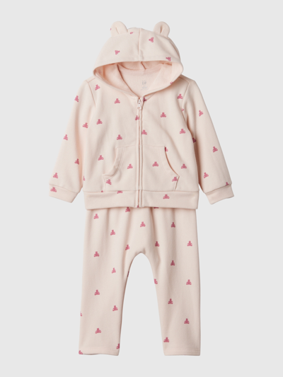 Gap Kids' Baby Two-piece Outfit Set In Barely Pink