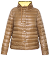Herno Reversible Down Puffer Jacket In Camel