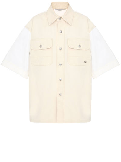 Stella Mccartney Workwear Shirt In Beige